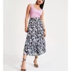 Basque Tiered Maxi Skirt Assorted