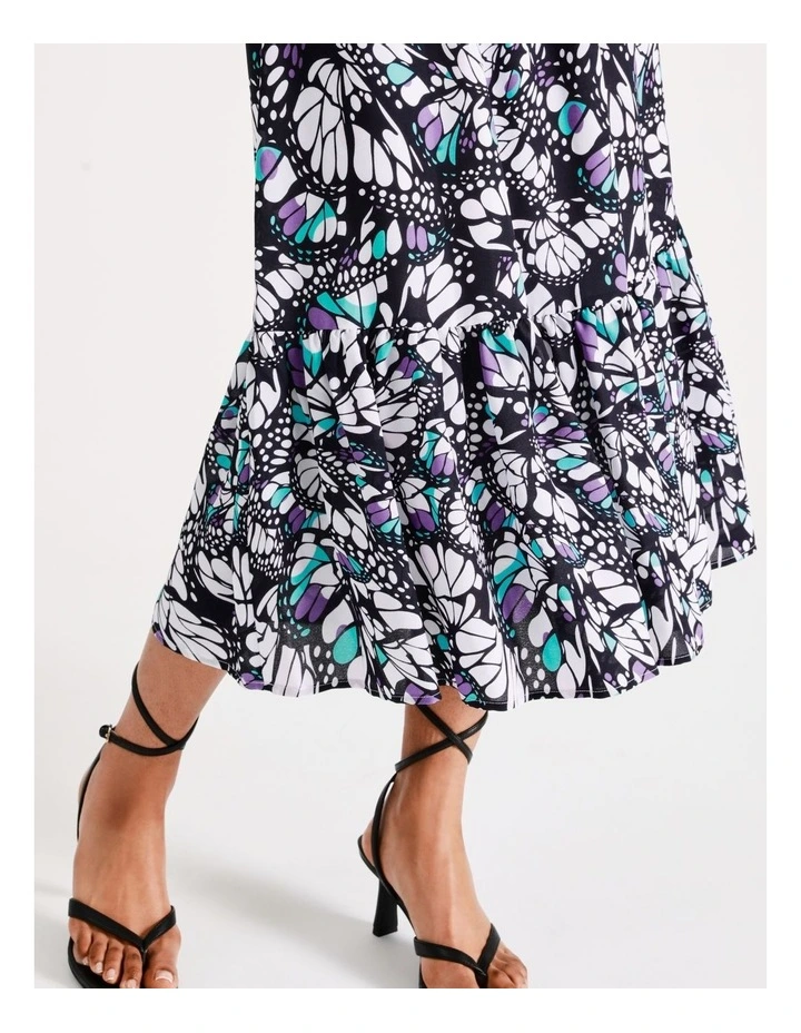 Basque Tiered Maxi Skirt Assorted 9 Basque Tiered Maxi Skirt Assorted - Image 7