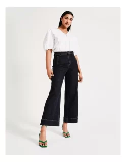 Basque Ruffle Lace Up Blouse In Ivory 11 Basque Ruffle Lace Up Blouse In Ivory -Women Summer Clothing Store 918833950 3 720x928