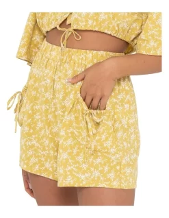 Rusty Elise Elastic Short Yellow 14 Rusty Elise Elastic Short Yellow -Women Summer Clothing Store 919757530 6 720x928