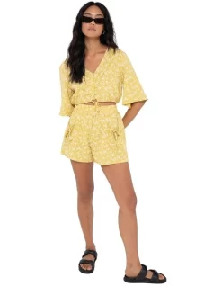 Rusty Elise Elastic Short Yellow 15 Rusty Elise Elastic Short Yellow -Women Summer Clothing Store 919757530 7 720x928