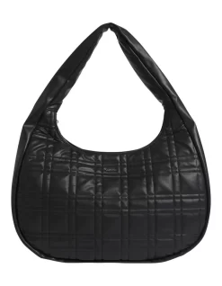 Calvin Klein Ck Touch Recycled Hobo Bag In Black
