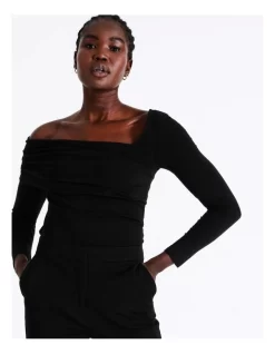 Off The Shoulder Top In Black -Women Summer Clothing Store 919858510 4 720x928