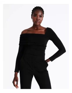 Off The Shoulder Top In Black -Women Summer Clothing Store 919858510 6 720x928