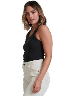 Billabong Everyday Top Off Black -Women Summer Clothing Store 922987630 3 720x928