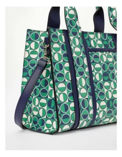 St Barts Mini Tote Bag In Green/Blue -Women Summer Clothing Store 924198670 4 1 720x928