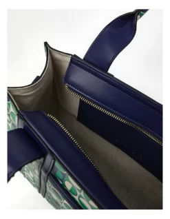 St Barts Mini Tote Bag In Green/Blue -Women Summer Clothing Store 924198670 5 720x928