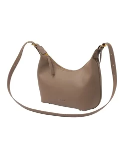 Amina Leather Hobo Bag In Beige -Women Summer Clothing Store 928239040 5 1 720x928