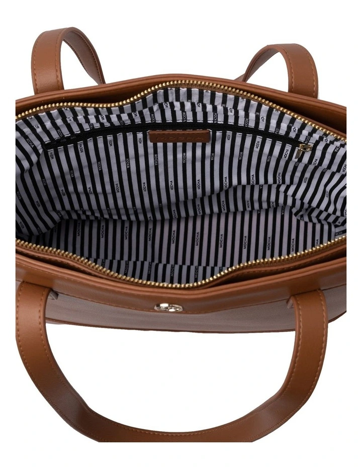 Maple Tote Bag In Tan 5 Maple Tote Bag In Tan - Image 3