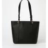 Basque Ajay Zip Top Tote Bag In Black