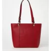 Basque Ajay Zip Top Tote Bag In Red -Women Summer Clothing Store 928346230 1 720x928