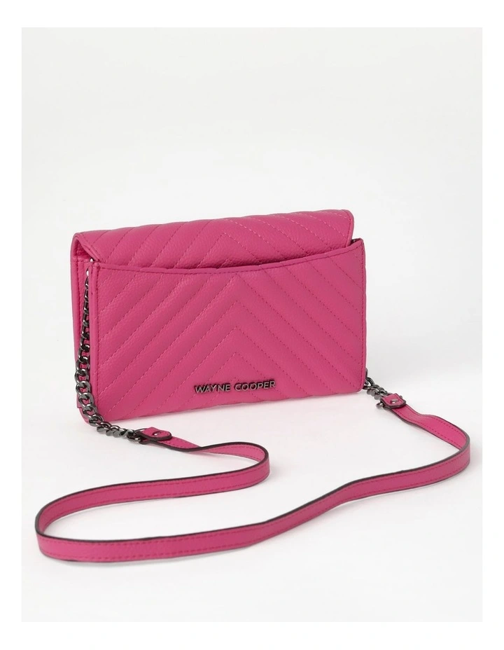 Stella Detachable Strap Wallet In Fuchsia 5 Stella Detachable Strap Wallet In Fuchsia - Image 3