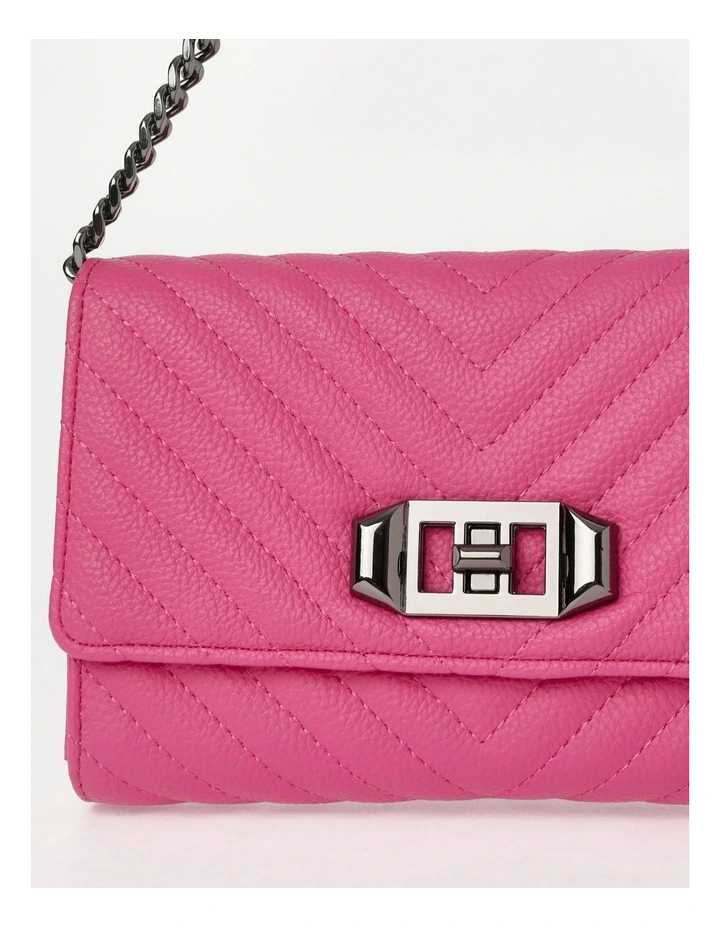 Stella Detachable Strap Wallet In Fuchsia 7 Stella Detachable Strap Wallet In Fuchsia - Image 5