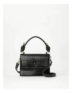 Lima Top Handle Crossbody Bag In Black