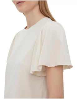 Vero Moda Onella O-Neck Cotton Top In Cream 7 Vero Moda Onella O-Neck Cotton Top In Cream -Women Summer Clothing Store 933217570 3 720x928