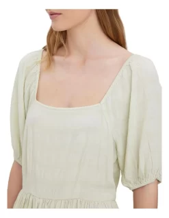 Vero Moda Tabby Square Neck Dress In Meadow Mist -Women Summer Clothing Store 933996970 3 720x928