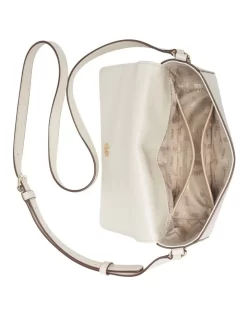 DKNY Bryant Flapover Crossbody Bag In Stone -Women Summer Clothing Store 934301350 3 720x928