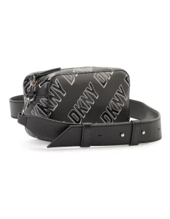 DKNY Tilly Camera Crossbody Bag In Black/White