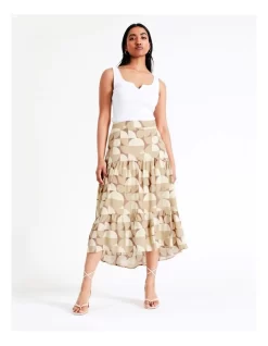 Basque Geo Print Midi Skirt In Assorted 12 Basque Geo Print Midi Skirt In Assorted -Women Summer Clothing Store 936117370 4 720x928