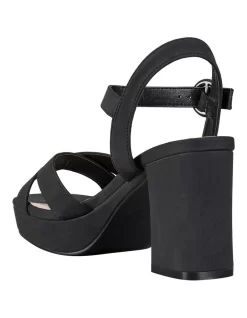 Heppell Heels In Black Nubuck -Women Summer Clothing Store 937476640 4 1 720x928