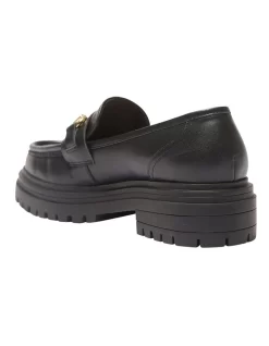 Kalista Flat Loafers In Black Leather -Women Summer Clothing Store 937653400 6 720x928