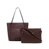 Clara Removable Pouch Tote Bag In Chocolate Brown -Women Summer Clothing Store 938942560 1 720x928