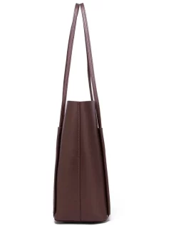 Clara Removable Pouch Tote Bag In Chocolate Brown -Women Summer Clothing Store 938942560 5 720x928