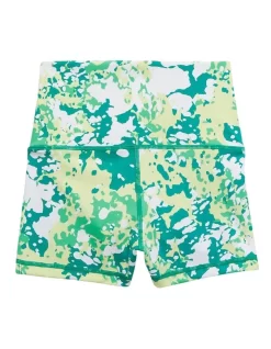 Aerie Goals Mini Slit Super Shorts In Emerald Multi -Women Summer Clothing Store 939884950 4 720x928