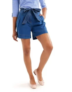 Miley Denim Short In Blue