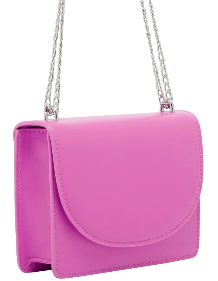 Emma Mini Shoulder Bag In Magenta 5 Emma Mini Shoulder Bag In Magenta - Image 3