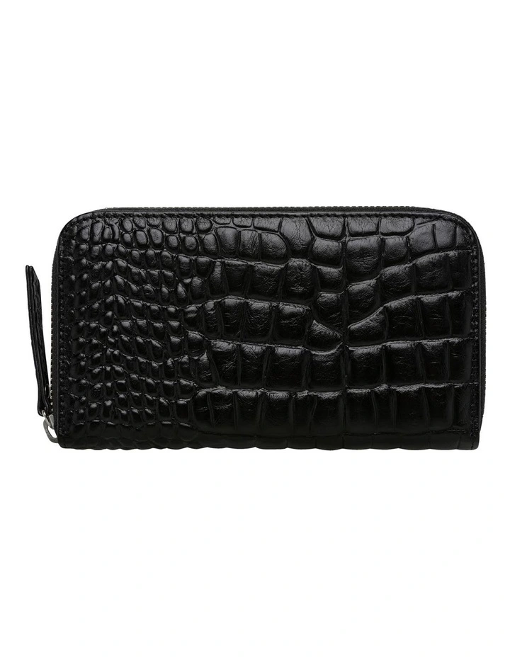 Yet To Come Zip Around Wallet In Black 4 Yet To Come Zip Around Wallet In Black - Image 2