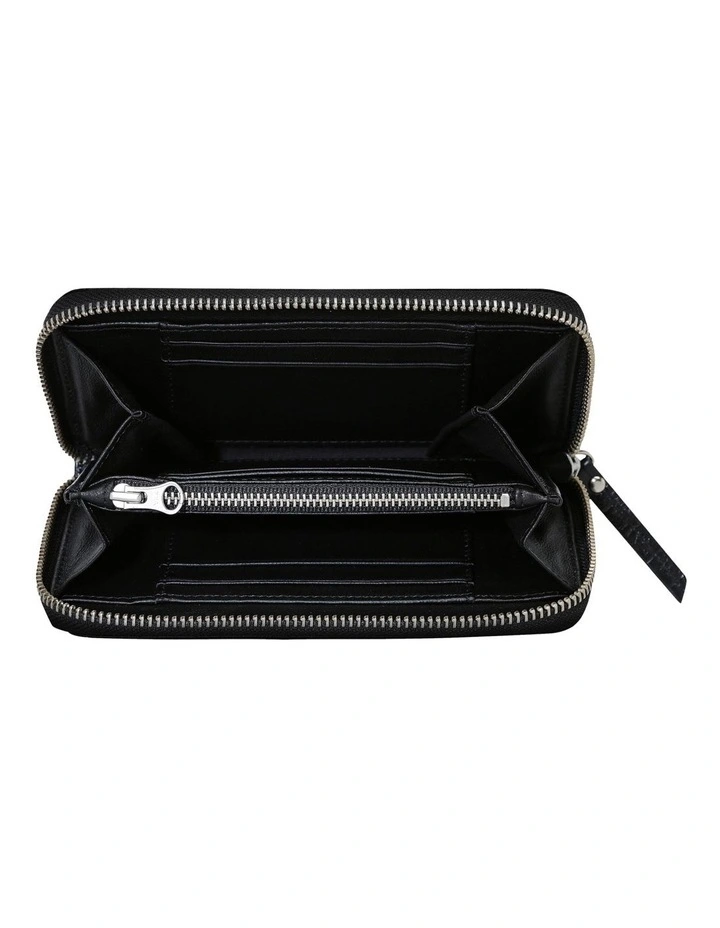 Yet To Come Zip Around Wallet In Black 5 Yet To Come Zip Around Wallet In Black - Image 3
