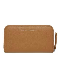 Yet To Come Zip Around Wallet In Tan