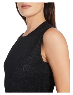 Christine Sleeveless Knit Dress In Black -Women Summer Clothing Store 945075610 4 1 720x928