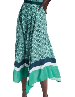 What's Love Spot To Do Skirt In Green Multi -Women Summer Clothing Store 945090370 4 720x928