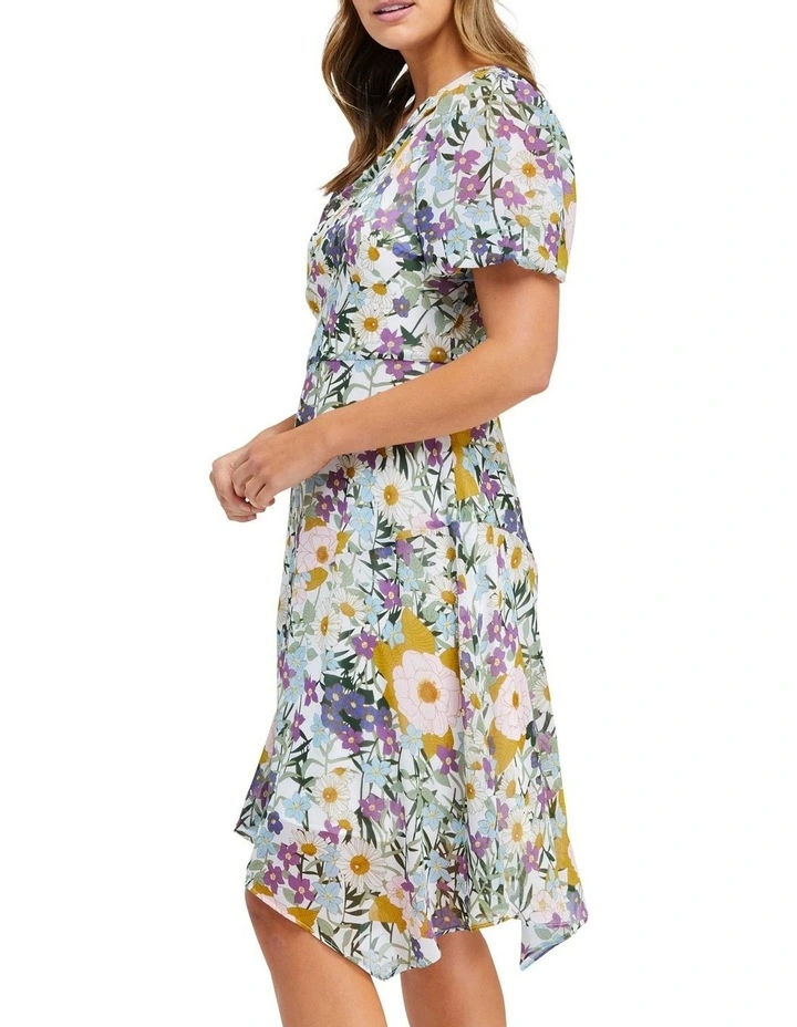 Stella Wildbloom Midi Dress In Multi 5 Stella Wildbloom Midi Dress In Multi - Image 3