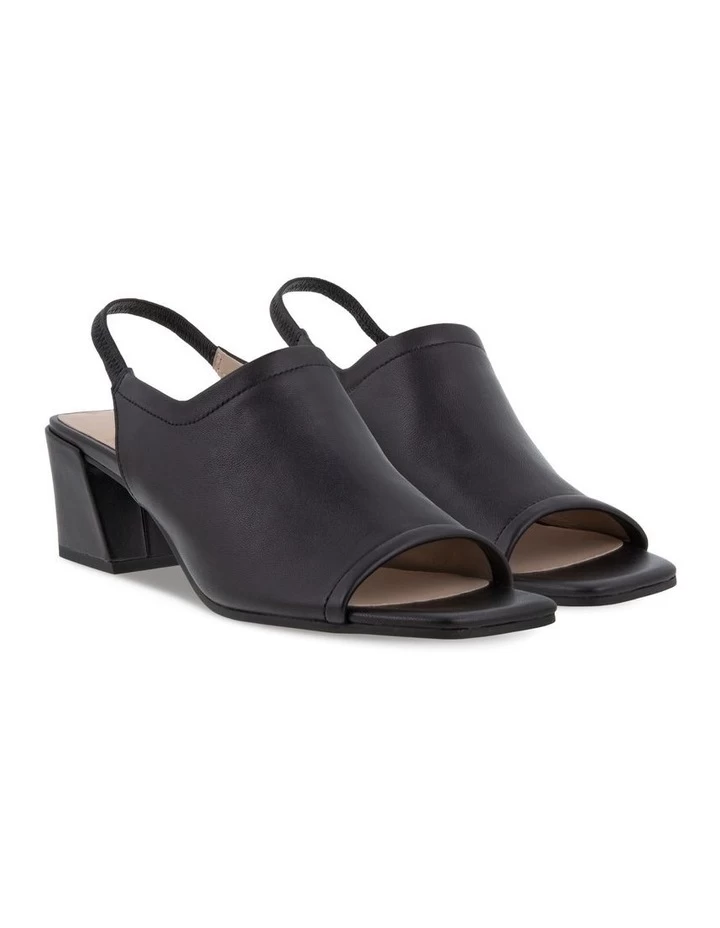 ECCO Elevate Squared 50 Sandal In Black 6 ECCO Elevate Squared 50 Sandal In Black - Image 4