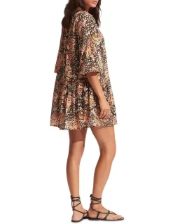 Seafolly Take Flight Cover Ups In Brown Multi -Women Summer Clothing Store 946286830 3 720x928