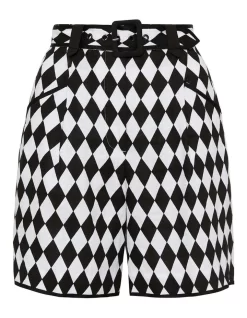 Two Hearts High Rise Short In Harlequin Check -Women Summer Clothing Store 946344610 6 720x928