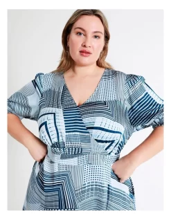 Basque Viscose Satin Faux Wrap Midi Dress In Assorted 11 Basque Viscose Satin Faux Wrap Midi Dress In Assorted -Women Summer Clothing Store 946690840 5 720x928