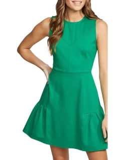 Oxford Kateva Ponti Dress In Green -Women Summer Clothing Store 947345230 4 1 720x928