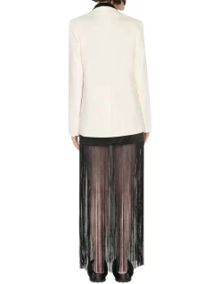 Satin Fringe Skirt In Black 13 Satin Fringe Skirt In Black -Women Summer Clothing Store 947360890 5 720x928