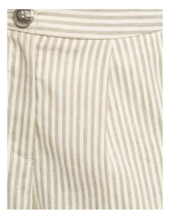 Oxford Sasha Linen Blend Shorts In Beige 13 Oxford Sasha Linen Blend Shorts In Beige -Women Summer Clothing Store 947497690 6 1 720x928