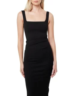 Entwined Midi Dress In Black 10 Entwined Midi Dress In Black -Women Summer Clothing Store 948185200 4 720x928