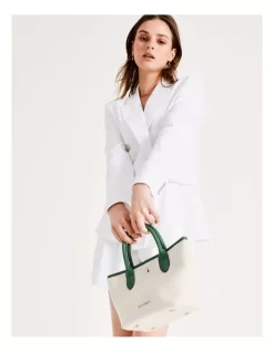 Turin Tote Bag In Green -Women Summer Clothing Store 948431260 4 720x928