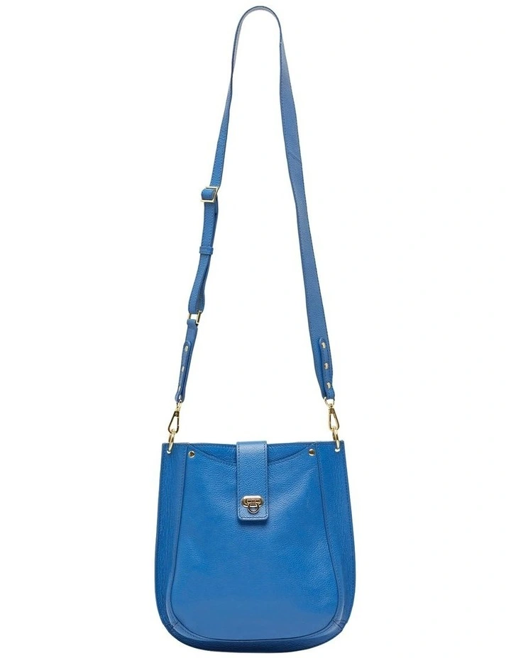 Oxford Susi Leather Saddle Bag In Blue 6 Oxford Susi Leather Saddle Bag In Blue - Image 4