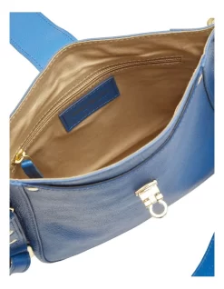 Oxford Susi Leather Saddle Bag In Blue 11 Oxford Susi Leather Saddle Bag In Blue -Women Summer Clothing Store 949036060 5 720x928