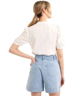 Lillia Top In Ivory -Women Summer Clothing Store 949274020 4 720x928