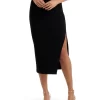 Forever New Gisele Midi Skirt In Black