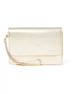 Forever New Winnie Phone Purse In Gold